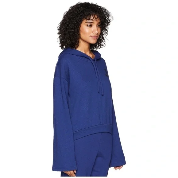 Juicy Couture Blue Glitter French Terry Hoodie L - Picture 3 of 5